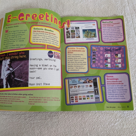 Disney Adventures Magazine May 2002 New Crash Bandicoot Game Tips Lizzie McGuire - Picture 6 of 10